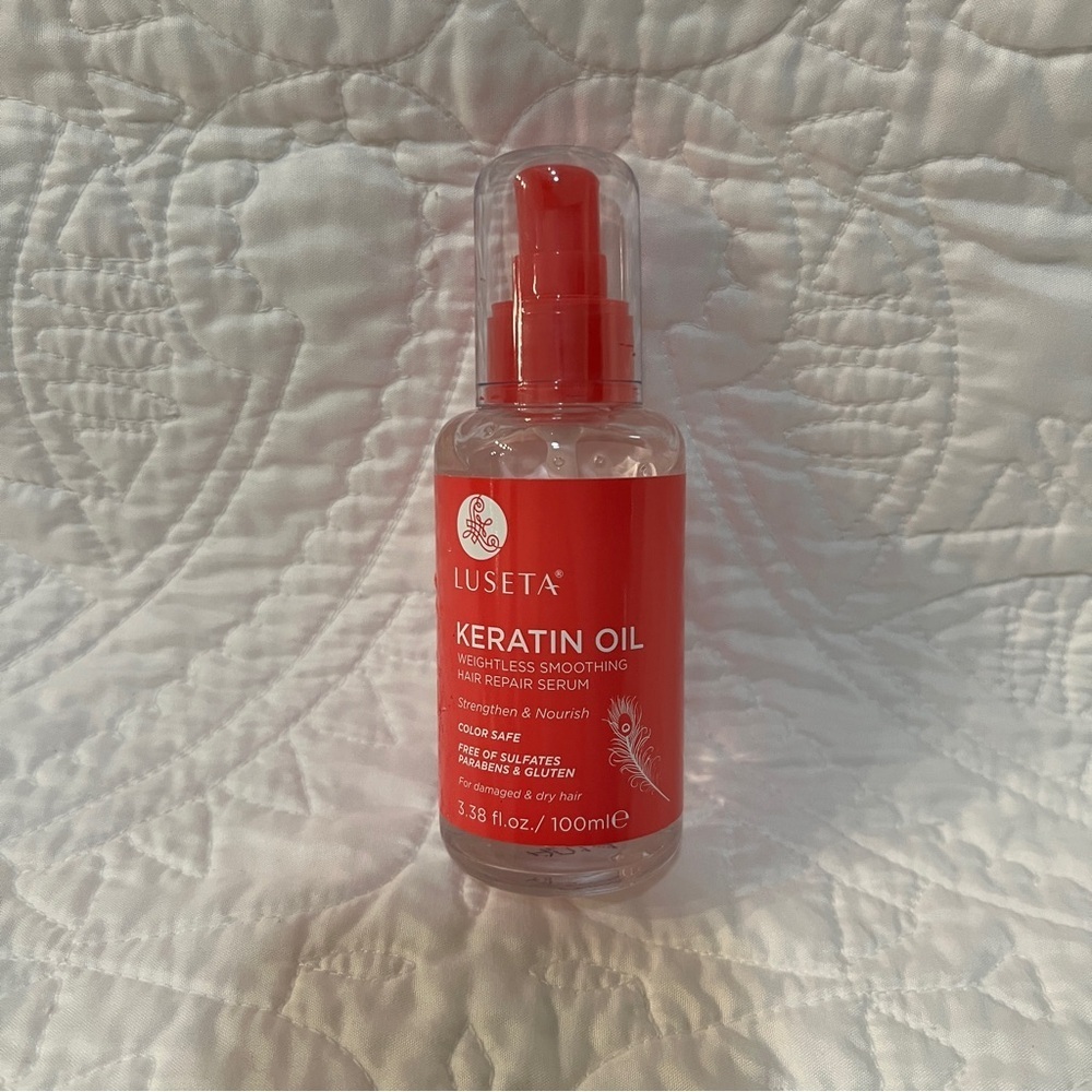 New Luseta Keratin Oil Weightless Smoothing Hair